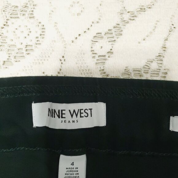 Nine West Women's Green, Heidi pull-on Skinny Yoga Stretch Twill Size 4 NWT - Picture 7 of 16
